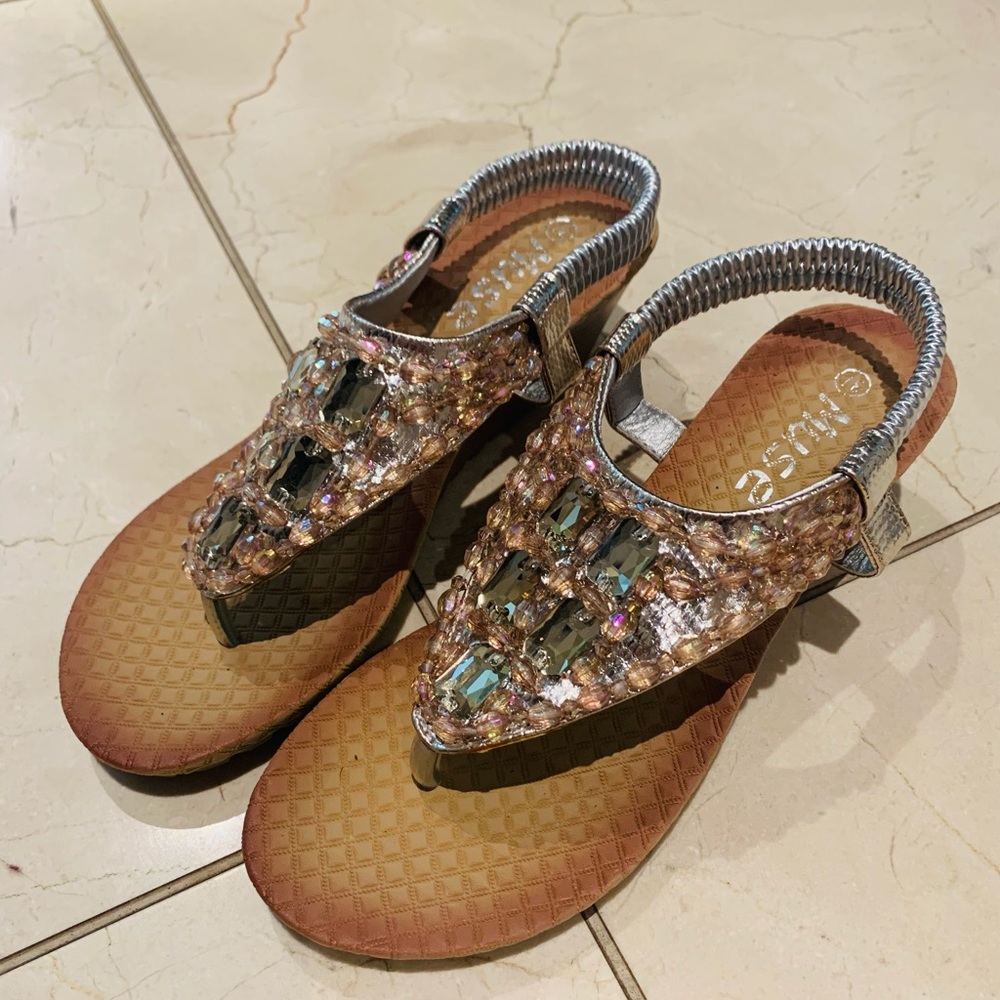 Blink blink Wedge Sandals (rarely worn)